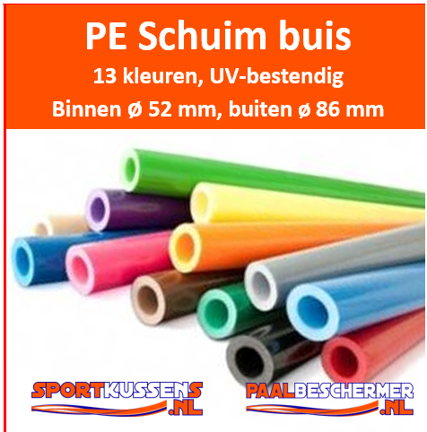 PE Foam tubes voor paalbescherming