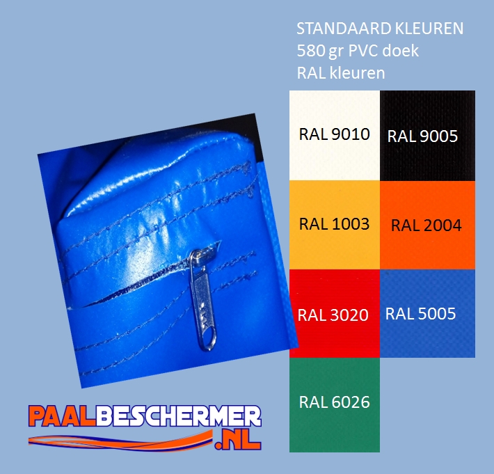 PVC doek standaard kleuren